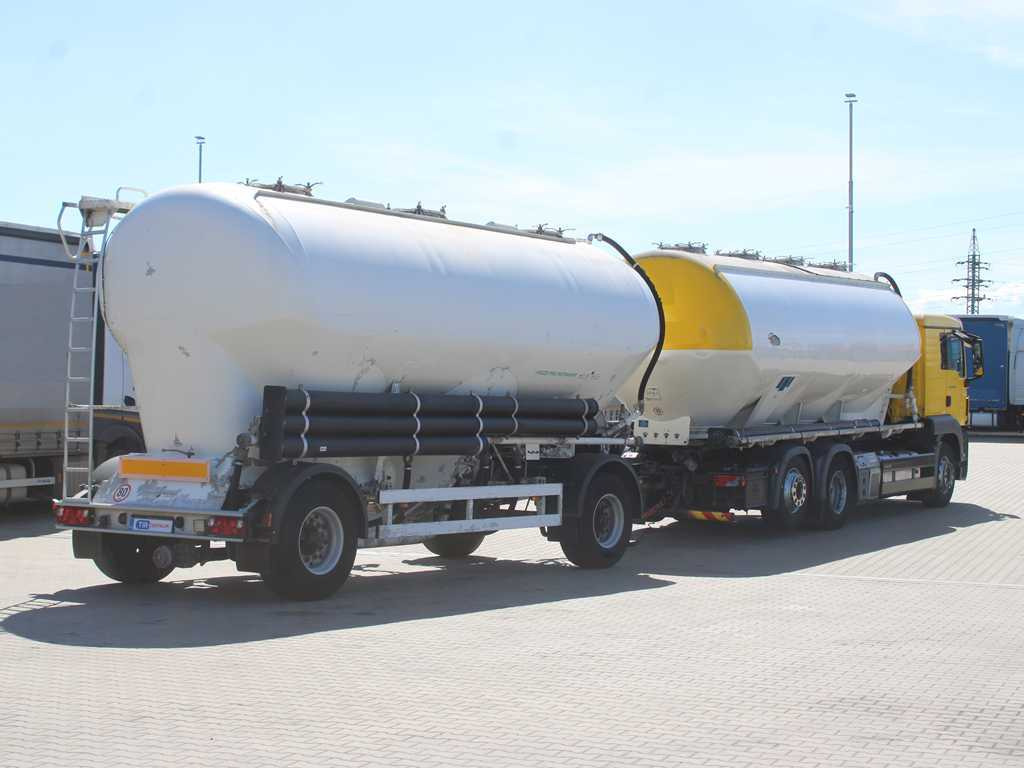 MAN TGA 26.440, 6x2, EURO 5, FELDBINDER 30m3, LIFTING AXLE, SILO + SPITZER (2006) - Cisterna camión: foto 4 MAN TGA 26.440, 6x2, EURO 5, FELDBINDER 30m3, LIFTING AXLE, SILO + SPITZER (2006) - Cisterna camión: foto 4