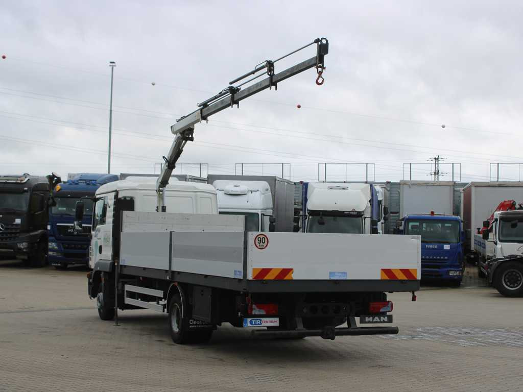 MAN TGL 8.220, EURO 5, SIDEBOARD, TIRES 80%, HYDRAULIC ARM TLC_38A.3 - Camión caja abierta, Camión grúa: foto 5 MAN TGL 8.220, EURO 5, SIDEBOARD, TIRES 80%, HYDRAULIC ARM TLC_38A.3 - Camión caja abierta, Camión grúa: foto 5