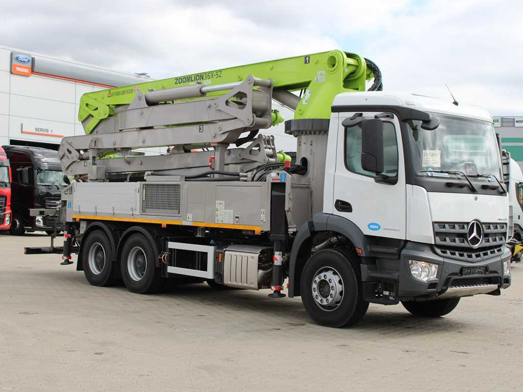 Mercedes-Benz ACTROS 2840, 6X4, Car pump ZOOMLION ZL36X-5Z - Bomba de hormigón: foto 3 Mercedes-Benz ACTROS 2840, 6X4, Car pump ZOOMLION ZL36X-5Z - Bomba de hormigón: foto 3