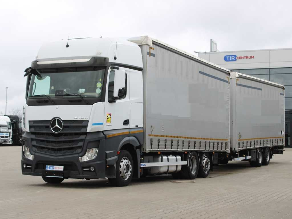 Mercedes-Benz Actros 2542, 6X2, EURO 6 + PANAV TV018M - Camión lona: foto 1 Mercedes-Benz Actros 2542, 6X2, EURO 6 + PANAV TV018M - Camión lona: foto 1