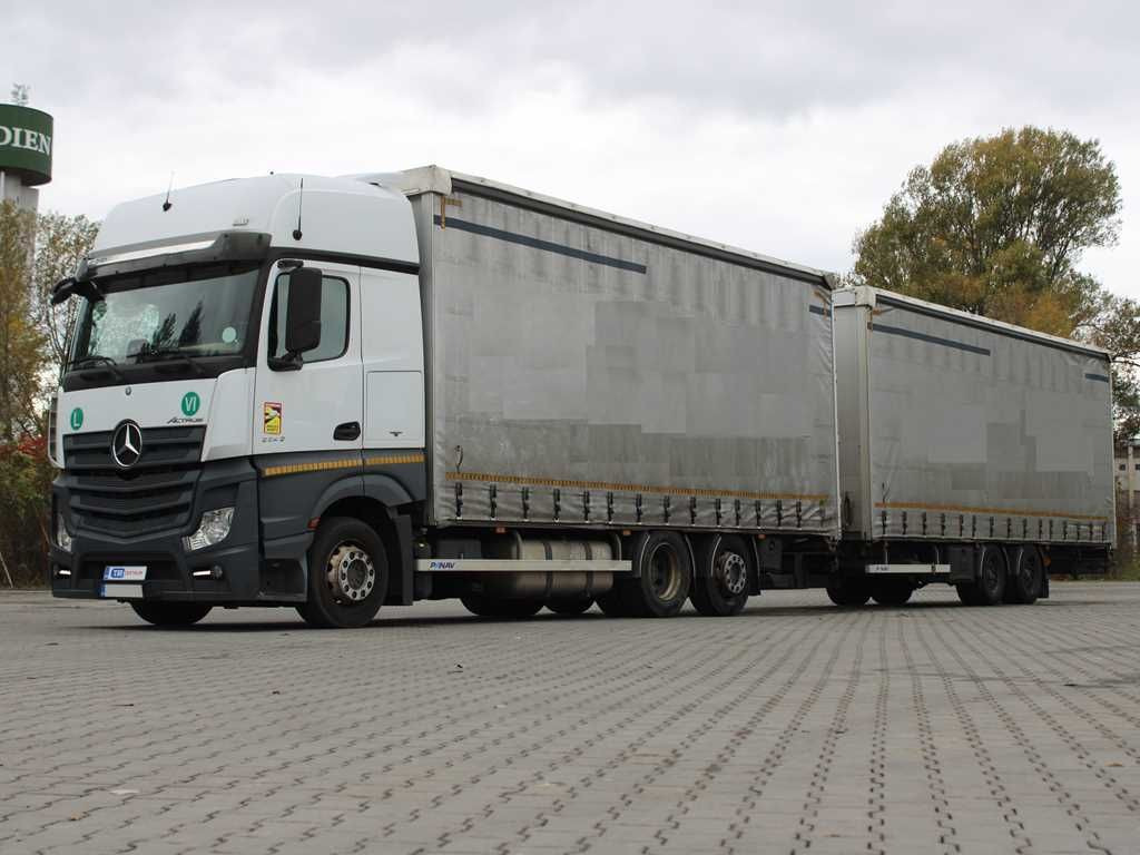 Mercedes-Benz Actros 2542, 6X2, LIFTING AXLE + PANAV TVK18M - Camión lona: foto 1 Mercedes-Benz Actros 2542, 6X2, LIFTING AXLE + PANAV TVK18M - Camión lona: foto 1