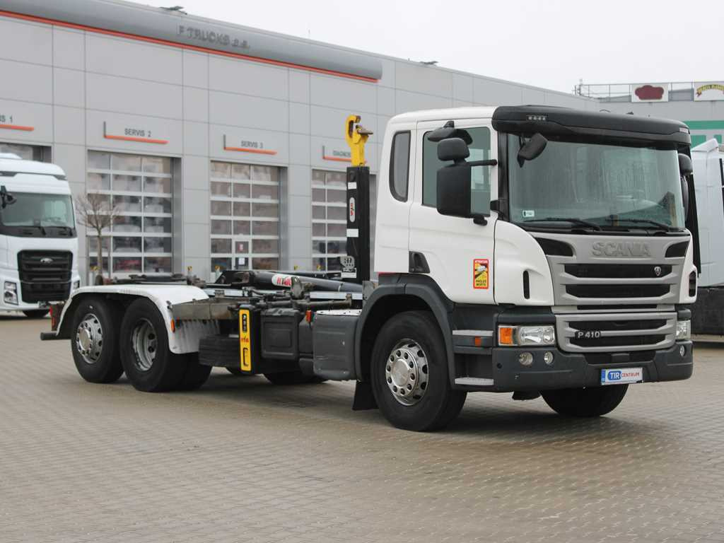 Scania P410, EURO 6, 6X2, CONTAINER HOOK CARRIER, LIFTING AXLE - Multibasculante camión: foto 3 Scania P410, EURO 6, 6X2, CONTAINER HOOK CARRIER, LIFTING AXLE - Multibasculante camión: foto 3