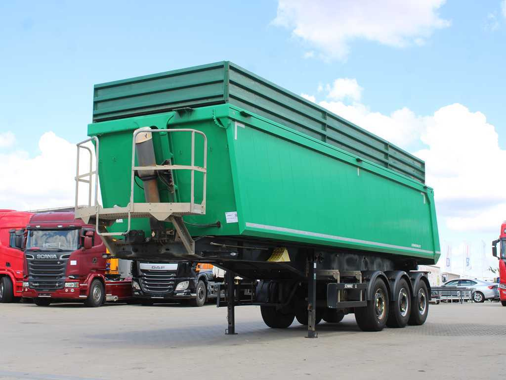 Schwarzmüller KIS 3/E, 2X LIFT AXLE, SAF, 46m³ - Volquete semirremolque: foto 1 Schwarzmüller KIS 3/E, 2X LIFT AXLE, SAF, 46m³ - Volquete semirremolque: foto 1