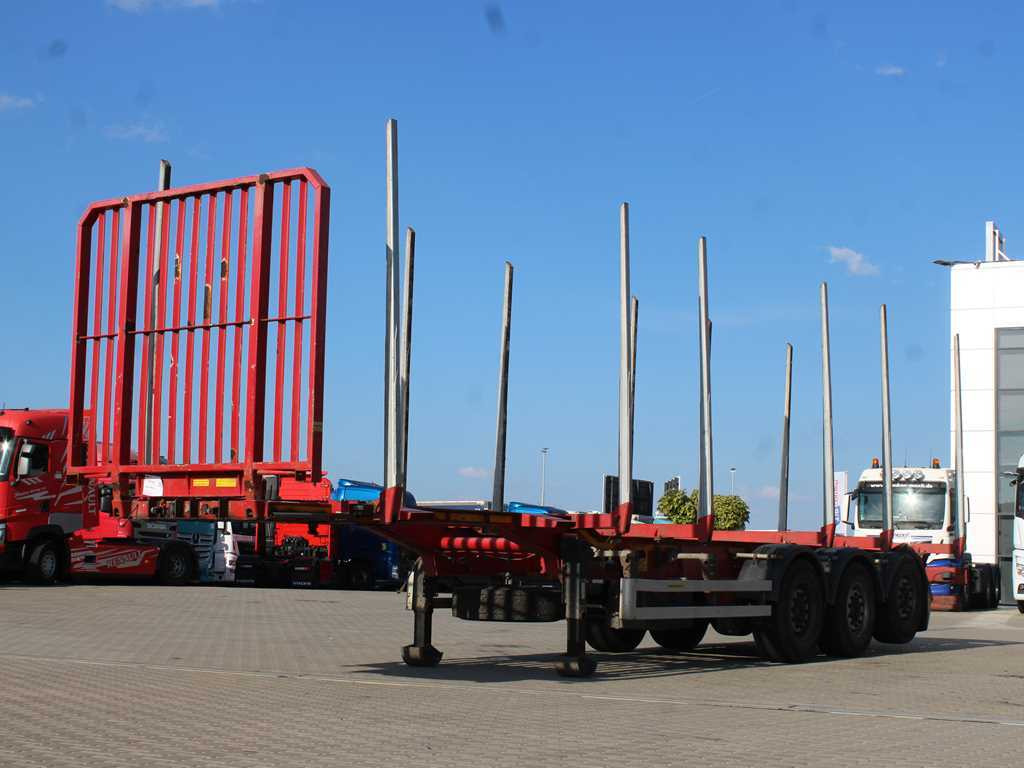 Umikov NPK 39, SAF AXLES, 2X LIFT AXLE - Semirremolque maderero: foto 1 Umikov NPK 39, SAF AXLES, 2X LIFT AXLE - Semirremolque maderero: foto 1