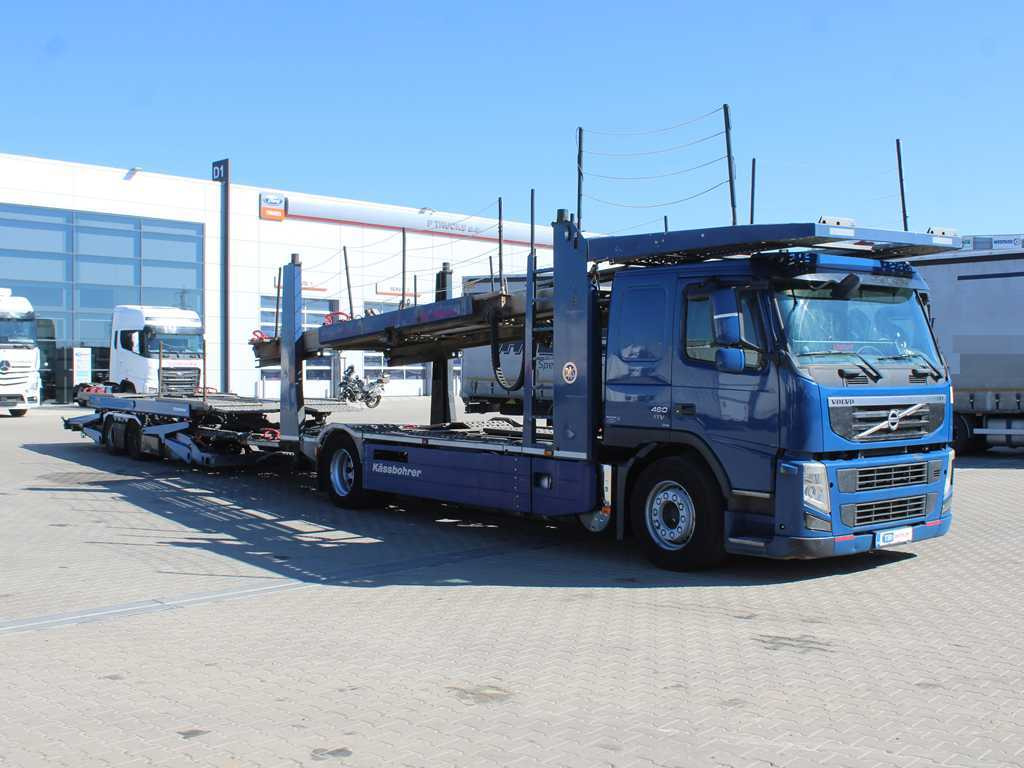 Volvo FM 460, EURO 5 EEV, VEB +, + KÄSSBOHRER APT 012 VAK ( 2000 ) - Portavehículos camión: foto 3 Volvo FM 460, EURO 5 EEV, VEB +, + KÄSSBOHRER APT 012 VAK ( 2000 ) - Portavehículos camión: foto 3