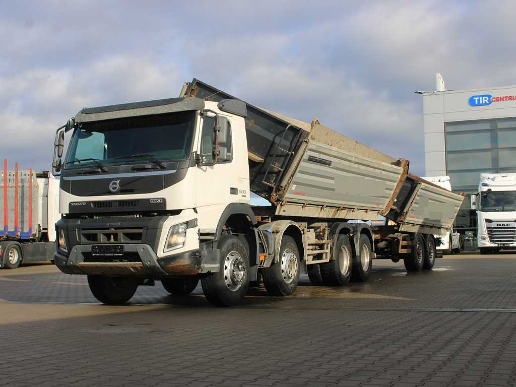 Volvo FMX 500, EURO 6, 8X4, VEB +, THREE-SIDED + SCHWARZMULLER - Volquete camión: foto 1 Volvo FMX 500, EURO 6, 8X4, VEB +, THREE-SIDED + SCHWARZMULLER - Volquete camión: foto 1