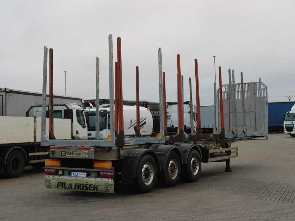 ZASŁAW D-651A, 2x LIFTING AXLE - Semirremolque maderero: foto 3 ZASŁAW D-651A, 2x LIFTING AXLE - Semirremolque maderero: foto 3