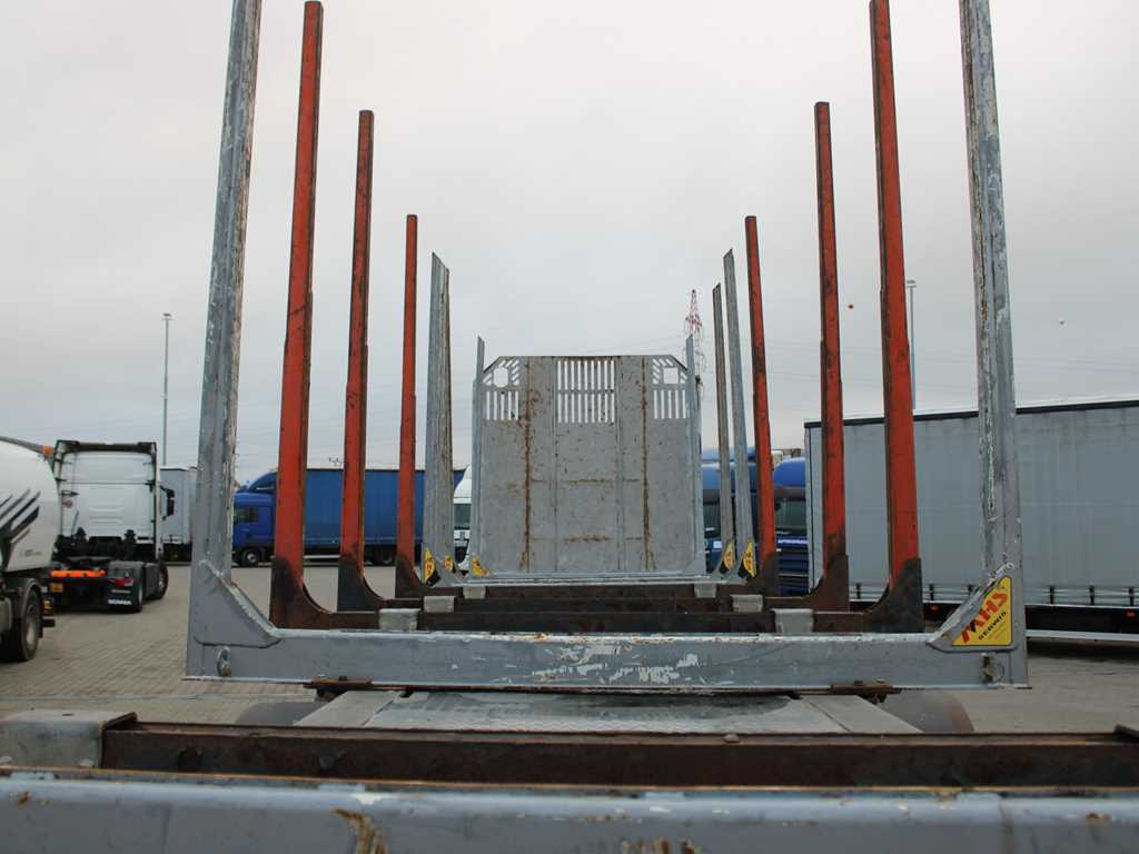 ZASŁAW D-651A, 2x LIFTING AXLE - Semirremolque maderero: foto 5 ZASŁAW D-651A, 2x LIFTING AXLE - Semirremolque maderero: foto 5