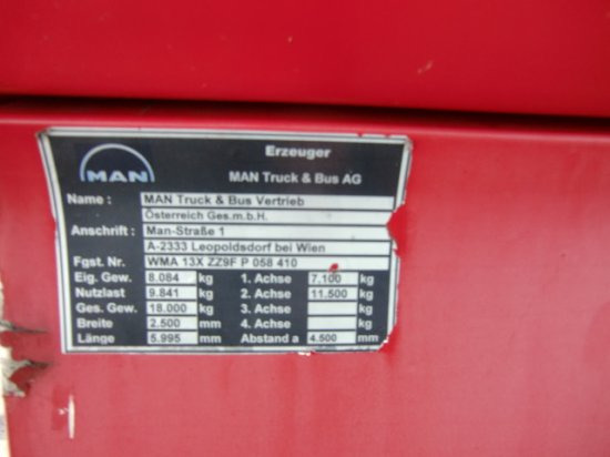 Cabeza tractora MAN TGX 18.440 XLX Low Deck, Automatik, E6: foto 11