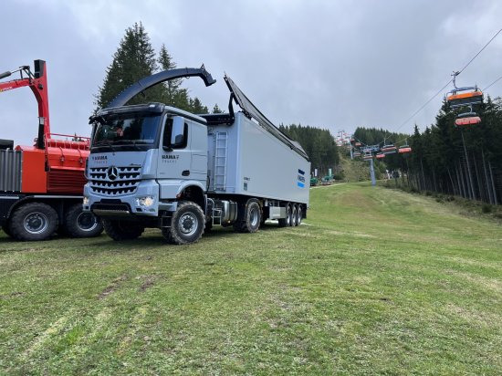 Cabeza tractora Mercedes-Benz Arocs 1851 EURO6 Agromover Hochdach: foto 8