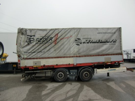 Krone ZZ/DC07 Tandem-Lafette, Standard, BPW-Achsen, Heckabstützung ohne Container - Portacontenedore/ Intercambiable remolque: foto 4 Krone ZZ/DC07 Tandem-Lafette, Standard, BPW-Achsen, Heckabstützung ohne Container - Portacontenedore/ Intercambiable remolque: foto 4