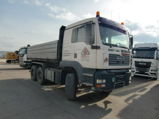MAN TGA 26.360 6x4 Kipper, Manuel, E3 Schwarzmüller 3-Seitenkipper - Volquete camión: foto 3 MAN TGA 26.360 6x4 Kipper, Manuel, E3 Schwarzmüller 3-Seitenkipper - Volquete camión: foto 3