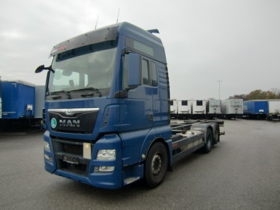 MAN TGX 26.440 BDF, XXL, Retarder, Automatik, E6, Liftachse, - Portacontenedore/ Intercambiable camión: foto 1 MAN TGX 26.440 BDF, XXL, Retarder, Automatik, E6, Liftachse, - Portacontenedore/ Intercambiable camión: foto 1