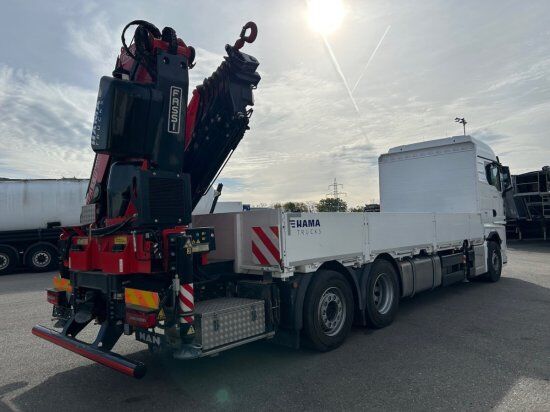 MAN TGX Pritsche, Kran Fassi F545RA.2.28XE, Containerverschlüsse, Inbetriebnahme erst 2025!!! - Camión caja abierta, Camión grúa: foto 5 MAN TGX Pritsche, Kran Fassi F545RA.2.28XE, Containerverschlüsse, Inbetriebnahme erst 2025!!! - Camión caja abierta, Camión grúa: foto 5