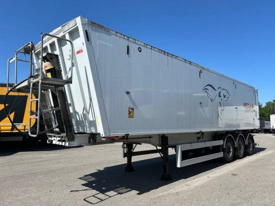 MEGA Light Alu-Kippmulde 55m³, Kombiklappe, SAF-Achsen, 1-A Liftachse, Rollplane - Volquete semirremolque: foto 1 MEGA Light Alu-Kippmulde 55m³, Kombiklappe, SAF-Achsen, 1-A Liftachse, Rollplane - Volquete semirremolque: foto 1