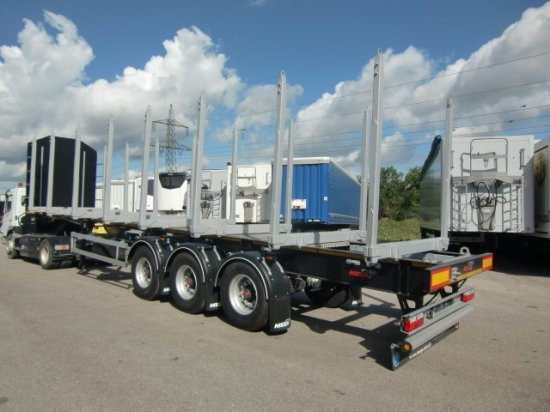 MEGA TIMBER LONG Holzauflieger 8 Rungenpaare 3. Achse Liftachse - Semirremolque maderero: foto 4 MEGA TIMBER LONG Holzauflieger 8 Rungenpaare 3. Achse Liftachse - Semirremolque maderero: foto 4