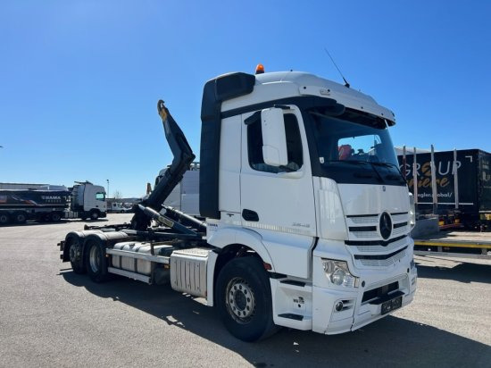 Mercedes-Benz Actros 2545L 6x2 Hyva Abroller, E6 ,Retarder, Lenk-Liftachse, - Multibasculante camión: foto 3 Mercedes-Benz Actros 2545L 6x2 Hyva Abroller, E6 ,Retarder, Lenk-Liftachse, - Multibasculante camión: foto 3