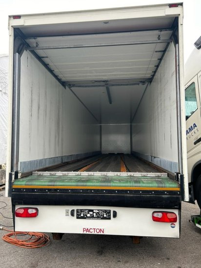 Pacton TRD 345, 3-Achs Rollboden, Kofferauflieger, Förderband, 2xLenkachse! - Caja cerrada semirremolque: foto 5 Pacton TRD 345, 3-Achs Rollboden, Kofferauflieger, Förderband, 2xLenkachse! - Caja cerrada semirremolque: foto 5