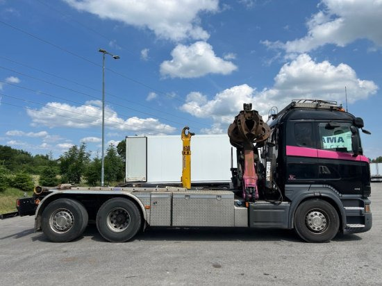 Scania R580 6x2, Schrottkran, E6, Lenk-Lift-Achse - Multibasculante camión, Camión grúa: foto 4 Scania R580 6x2, Schrottkran, E6, Lenk-Lift-Achse - Multibasculante camión, Camión grúa: foto 4