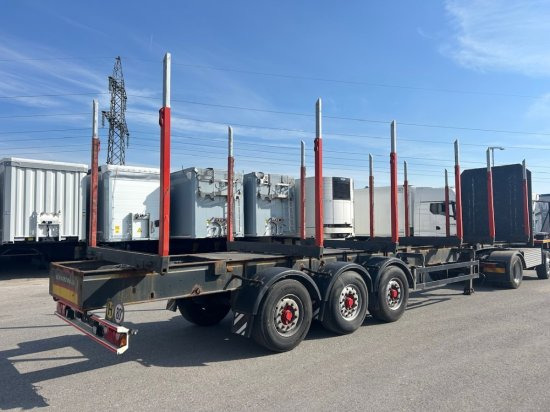 Schwarzmüller Holzauflieger 6 Rungenpaare, BPW-Achsen - Semirremolque maderero: foto 4 Schwarzmüller Holzauflieger 6 Rungenpaare, BPW-Achsen - Semirremolque maderero: foto 4