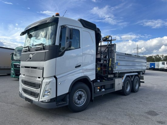 Volvo FH 500 3-Seiten Meiller Kipper mit Palfinger PK22002EH, Retarder, - Volquete camión: foto 1 Volvo FH 500 3-Seiten Meiller Kipper mit Palfinger PK22002EH, Retarder, - Volquete camión: foto 1