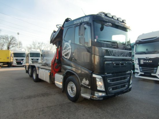 Volvo FH 500 6x2, Schrottkran, Waage, E6, Liftachse - Multibasculante camión, Camión grúa: foto 3 Volvo FH 500 6x2, Schrottkran, Waage, E6, Liftachse - Multibasculante camión, Camión grúa: foto 3