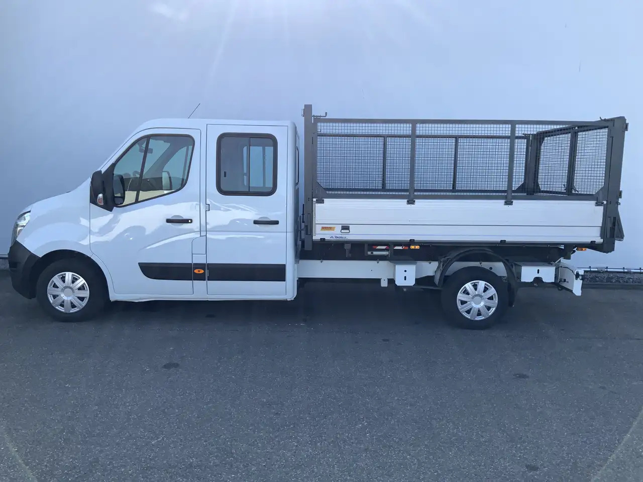 Volquete furgoneta, Furgoneta combi Nissan NV400 2.3 dCi L3H1 Dub Cab 3 Zijde Kipper Airco Bakmaat: foto 11