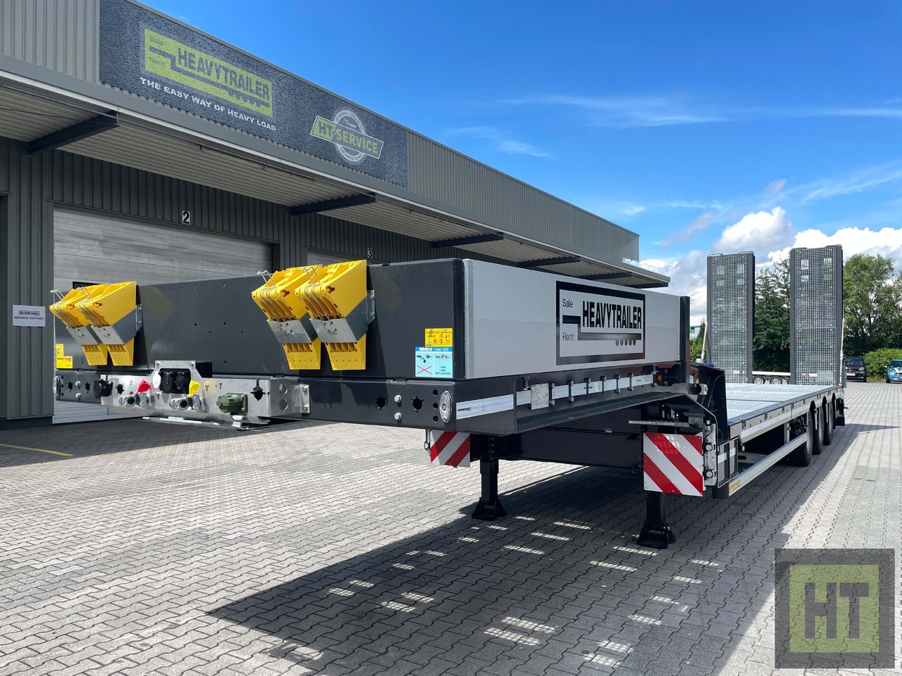 Faymonville 3-Achs-Semi-hydr.Ladeboden mit Rampen-Gitterrost - Góndola rebajadas semirremolque: foto 3 Faymonville 3-Achs-Semi-hydr.Ladeboden mit Rampen-Gitterrost - Góndola rebajadas semirremolque: foto 3