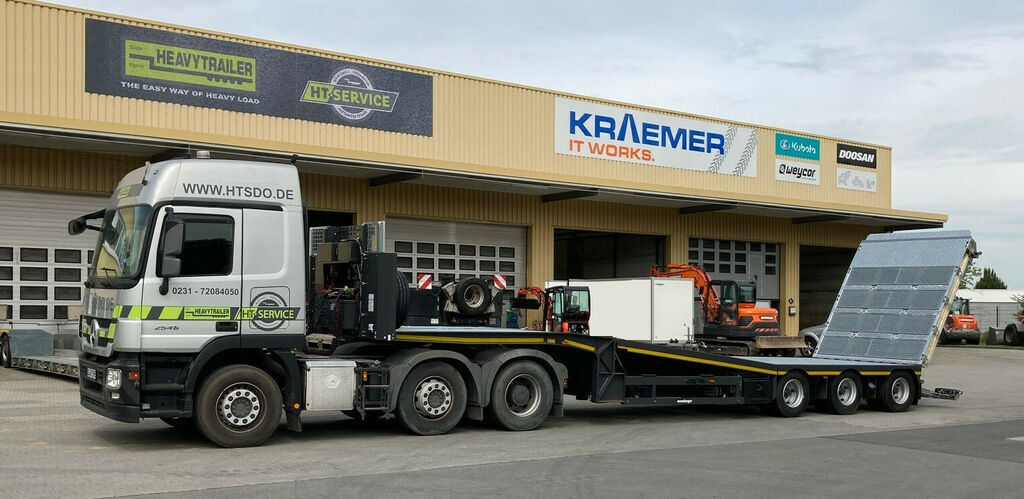 Meusburger 3-Achs-Satteltieflader mit abklappbarem Heck - Góndola rebajadas semirremolque: foto 1 Meusburger 3-Achs-Satteltieflader mit abklappbarem Heck - Góndola rebajadas semirremolque: foto 1