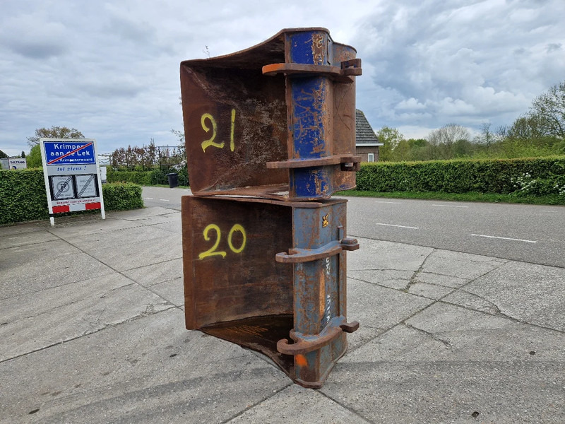 Diversen 2X dieplepel met Verachtert CW30/40 - Cazo para Maquinaria de construcción: foto 2 Diversen 2X dieplepel met Verachtert CW30/40 - Cazo para Maquinaria de construcción: foto 2