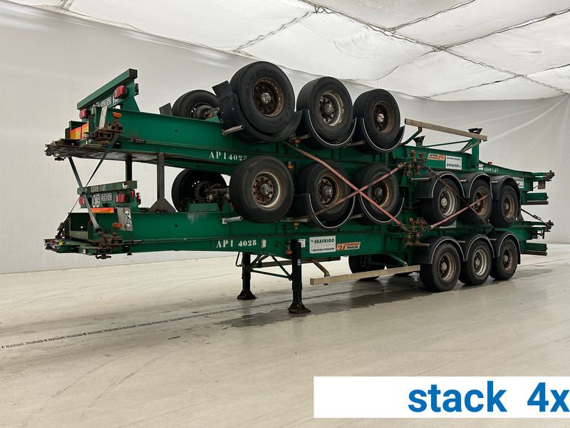 Fruehauf 4 x Skelet 2 x 20-40 ft - Portacontenedore/ Intercambiable semirremolque: foto 1 Fruehauf 4 x Skelet 2 x 20-40 ft - Portacontenedore/ Intercambiable semirremolque: foto 1