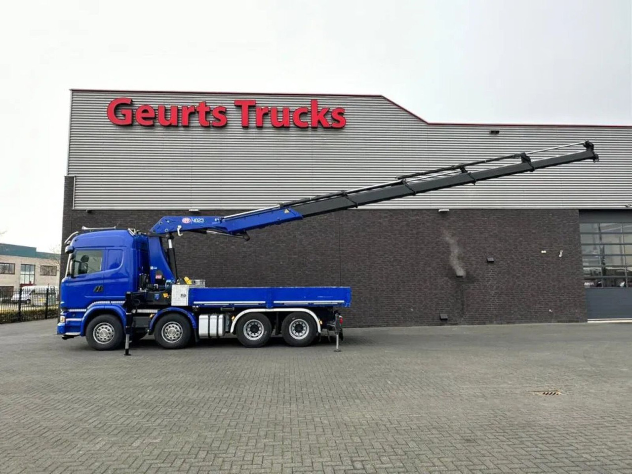 Scania R580 V8 8X4 TREKKER-BAKWAGEN COMBI + HMF 4020-K5 - Cabeza tractora: foto 5 Scania R580 V8 8X4 TREKKER-BAKWAGEN COMBI + HMF 4020-K5 - Cabeza tractora: foto 5