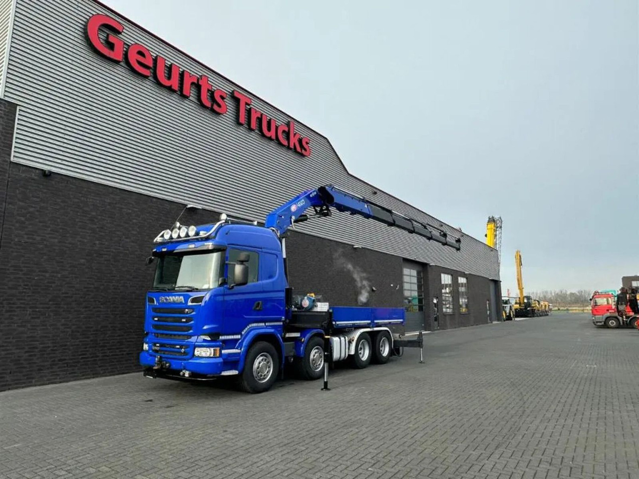 Scania R580 V8 8X4 TREKKER-BAKWAGEN COMBI + HMF 4020-K5 - Cabeza tractora: foto 3 Scania R580 V8 8X4 TREKKER-BAKWAGEN COMBI + HMF 4020-K5 - Cabeza tractora: foto 3