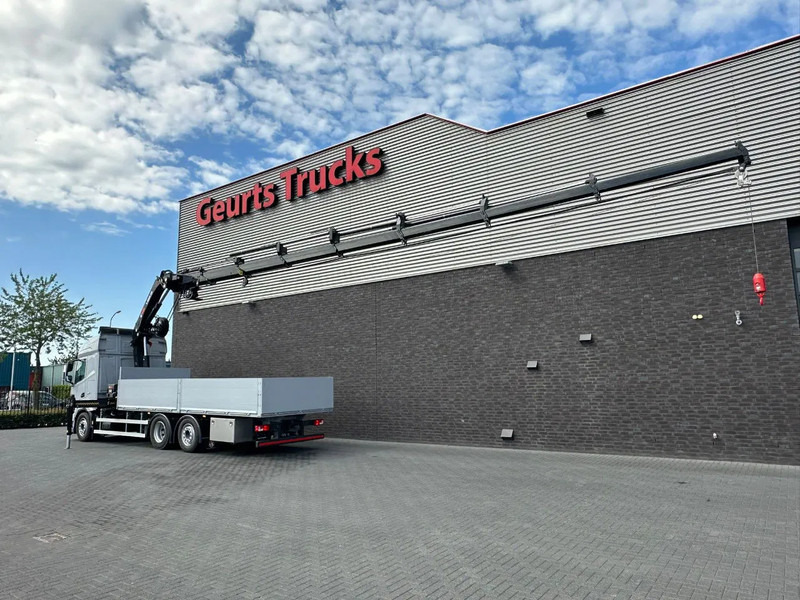 DAF XF 530 OPENLAADBAK / PRITSCHE / FLATBED MET HIAB X-HIDUO 258 E-7 + LIER KRAAN / KRAN / CRANE/ GRUA *NIEUW* - Camión grúa: foto 3 DAF XF 530 OPENLAADBAK / PRITSCHE / FLATBED MET HIAB X-HIDUO 258 E-7 + LIER KRAAN / KRAN / CRANE/ GRUA *NIEUW* - Camión grúa: foto 3