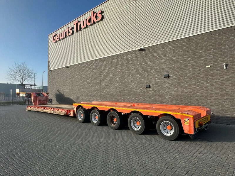 Nooteboom EURO-100-05 DIEPLADER / TIEFLADER / LOW LOADER MET HYDRAULISCH VERING EN STUURASSEN - Góndola rebajadas semirremolque: foto 3 Nooteboom EURO-100-05 DIEPLADER / TIEFLADER / LOW LOADER MET HYDRAULISCH VERING EN STUURASSEN - Góndola rebajadas semirremolque: foto 3