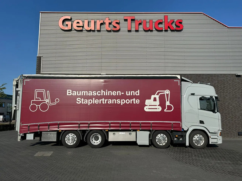 Scania R540 B8X2*6LB OPRIJWAGEN MET 15 TONS LAADKLEP EN GESLOTEN HUIF MET SCHUIFZEILEN EN SCHUIFKAP - Portavehículos camión: foto 4 Scania R540 B8X2*6LB OPRIJWAGEN MET 15 TONS LAADKLEP EN GESLOTEN HUIF MET SCHUIFZEILEN EN SCHUIFKAP - Portavehículos camión: foto 4