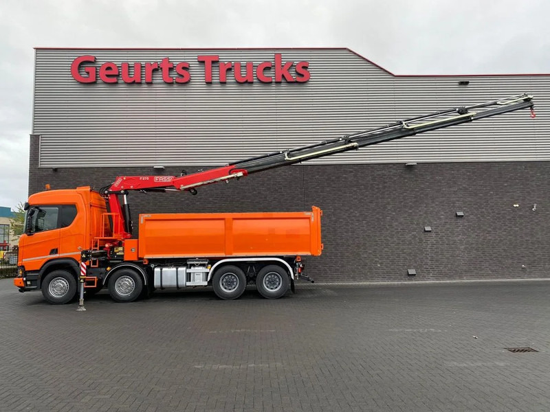 Scania R650 V8 NGS XT 8X4 + KIPPER + FASSI F275A.2.25 KRAAN/KRAN/CRANE/GRUA - Volquete camión, Camión grúa: foto 5 Scania R650 V8 NGS XT 8X4 + KIPPER + FASSI F275A.2.25 KRAAN/KRAN/CRANE/GRUA - Volquete camión, Camión grúa: foto 5