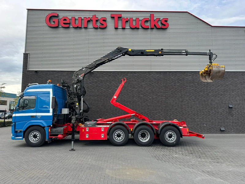 Volvo FM 500 8X2 HIAB MULTILIFT HAAKARMSYSTEM / ABROLLKIPPER / HOOKLIFT MET HIAB LOGLIFT 165Z LAADKRAAN - Multibasculante camión, Camión grúa: foto 1 Volvo FM 500 8X2 HIAB MULTILIFT HAAKARMSYSTEM / ABROLLKIPPER / HOOKLIFT MET HIAB LOGLIFT 165Z LAADKRAAN - Multibasculante camión, Camión grúa: foto 1