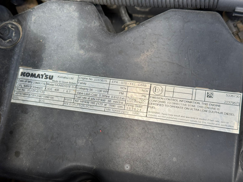 Excavadora de ruedas Komatsu PW180-11: foto 20 Excavadora de ruedas Komatsu PW180-11: foto 20