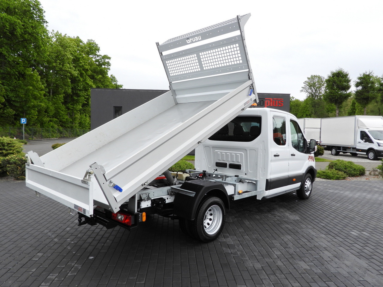 FORD TRANSIT TIPPER DOUBLE CABIN DOKA 6 SEATS CRUISE CONTROL AIR CONDITIONING TWIN WHEELS 170HP - Volquete furgoneta: foto 3 FORD TRANSIT TIPPER DOUBLE CABIN DOKA 6 SEATS CRUISE CONTROL AIR CONDITIONING TWIN WHEELS 170HP - Volquete furgoneta: foto 3