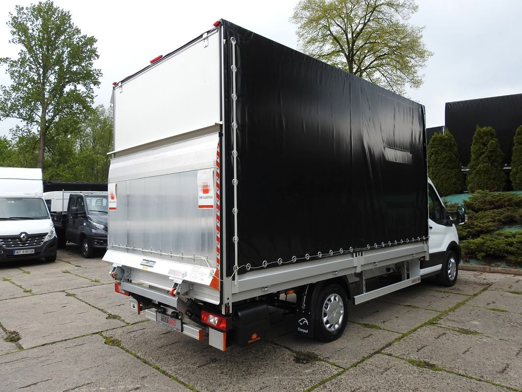 Furgoneta con caja de lona nuevo Ford TRANSIT PRITSCHE PLANE 8 PALLETS AUFZUG A/C: foto 16