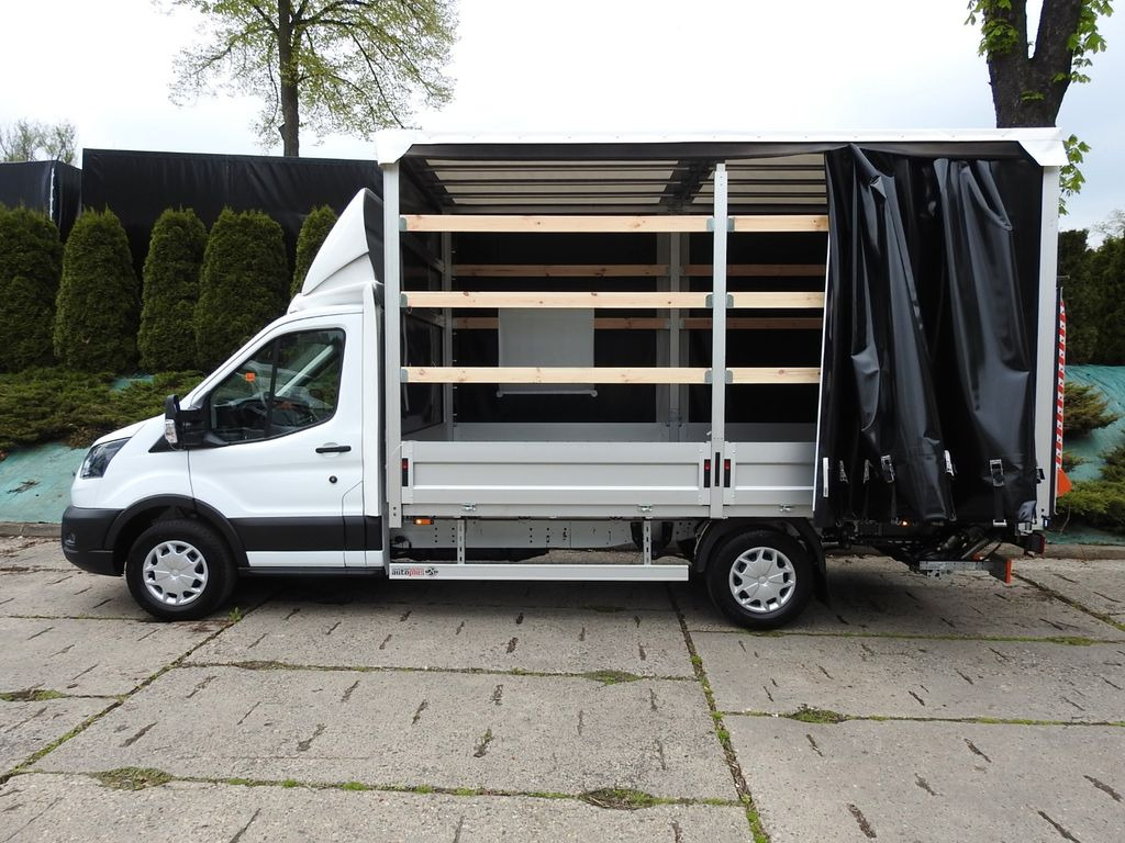Furgoneta con caja de lona nuevo Ford TRANSIT PRITSCHE PLANE 8 PALLETS AUFZUG A/C: foto 8