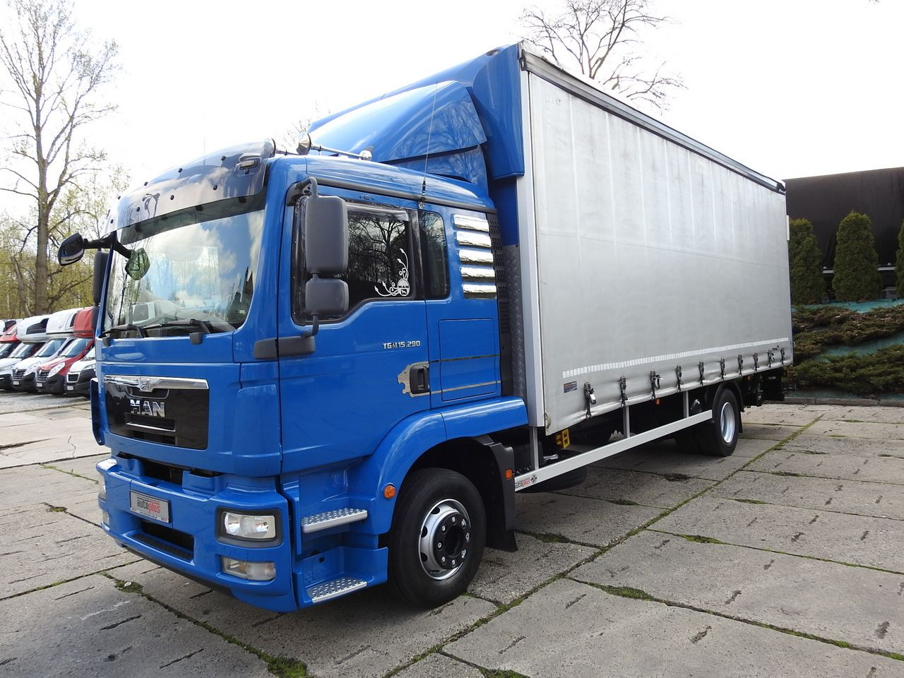 Camión lona MAN TGM 15.290 TARPAULIN LIFT 18 PALLETS CRUISE CONTROL TWIN WHEELS AIR CONDITIONING 290HP: foto 6 Camión lona MAN TGM 15.290 TARPAULIN LIFT 18 PALLETS CRUISE CONTROL TWIN WHEELS AIR CONDITIONING 290HP: foto 6