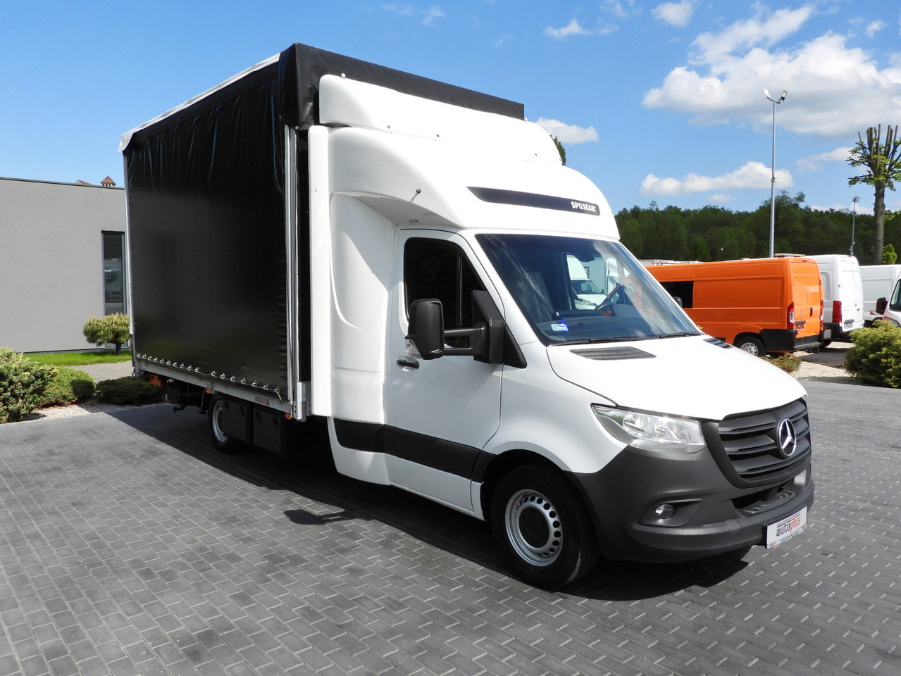 MERCEDES SPRINTER 316 TARPAULIN LIFT 10 PALLETS WEBASTO CRUISE CONTROL PNEUMATICS AIR CONDITIONING 160HP - Furgoneta con caja de lona: foto 4 MERCEDES SPRINTER 316 TARPAULIN LIFT 10 PALLETS WEBASTO CRUISE CONTROL PNEUMATICS AIR CONDITIONING 160HP - Furgoneta con caja de lona: foto 4