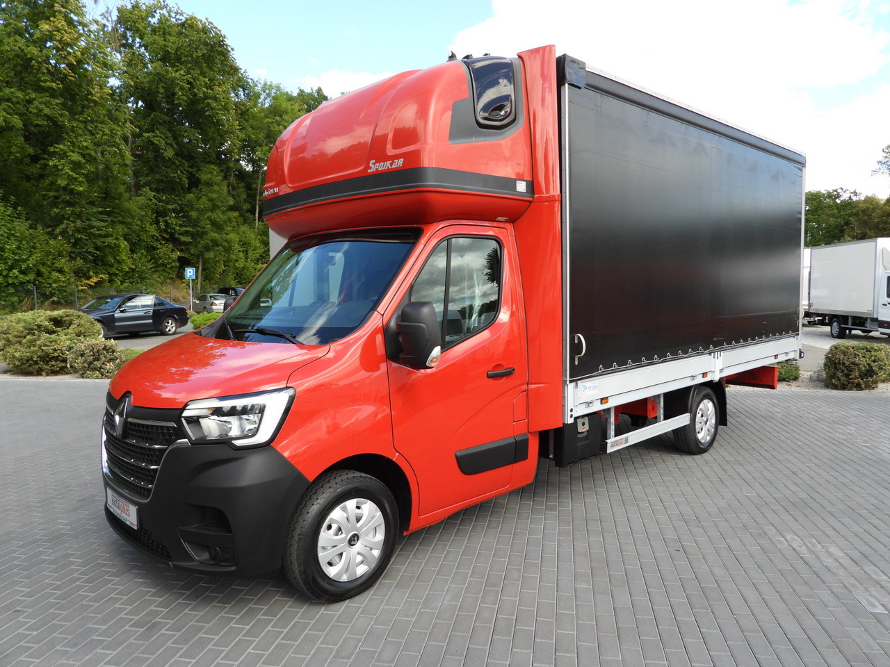 Furgoneta con caja de lona RENAULT MASTER TARPAULIN 10 PALLETS WEBASTO CRUISE CONTROL LED LIGHTS AIR CONDITIONING  165HP: foto 18