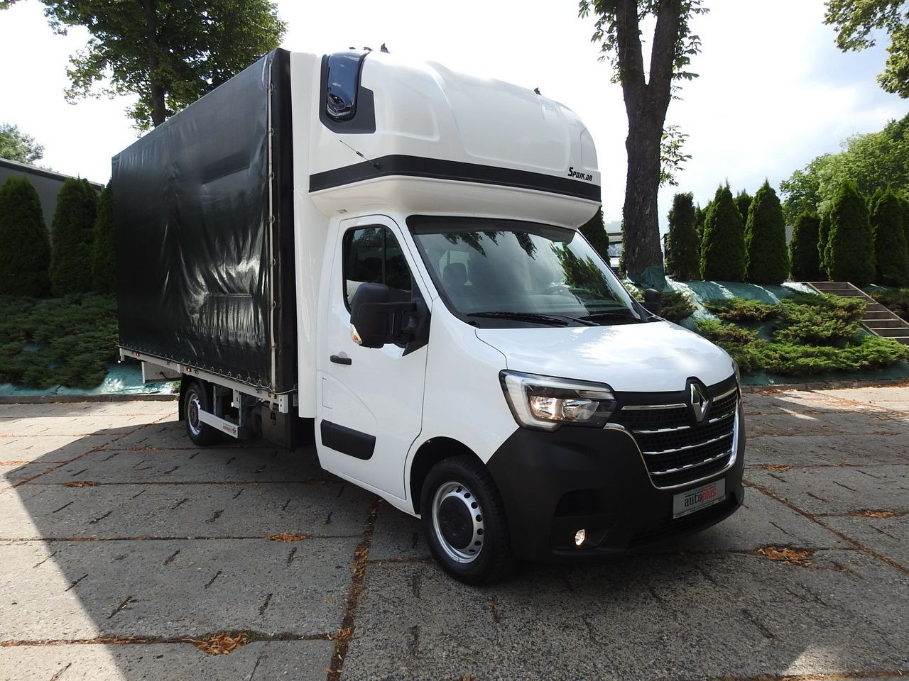Furgoneta con caja de lona RENAULT MASTER  TARPAULIN 10 PALLETS WEBASTO CRUISE CONTROL LED LIGHTS PNEUMATICS AIR CONDITIONING  165HP: foto 16