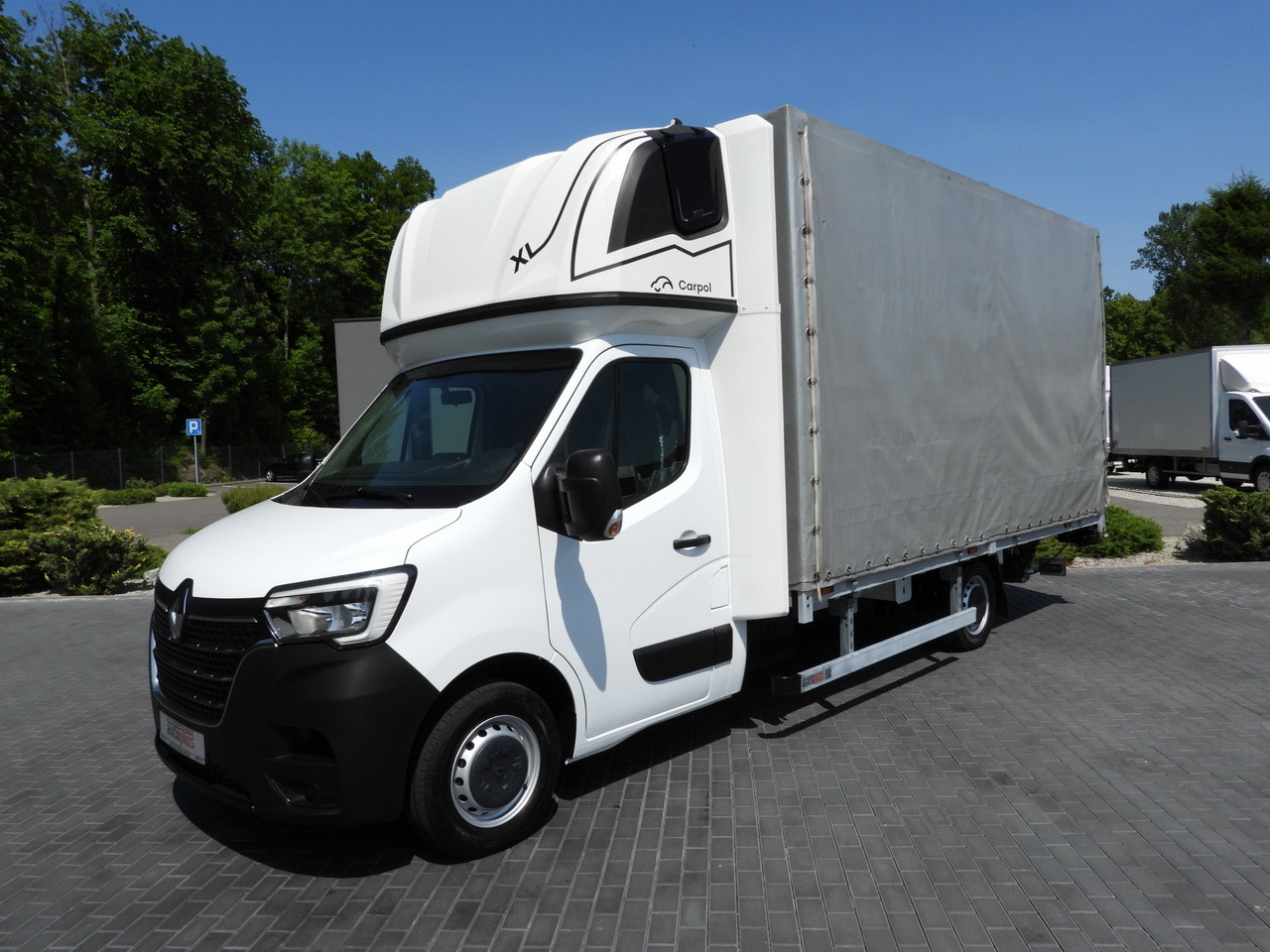Furgoneta con caja de lona RENAULT MASTER  TARPAULIN LIFT 10 PALLETS WEBASTO CRUISE CONTROL LED LIGHTS PNEUMATICS AIR CONDITIONING  165HP: foto 21