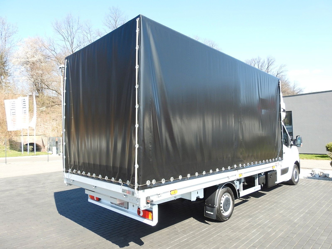 Furgoneta con caja de lona Renault MASTER  PRITSCHE PLANE 10 PALETTEN WEBASTO A/C: foto 12