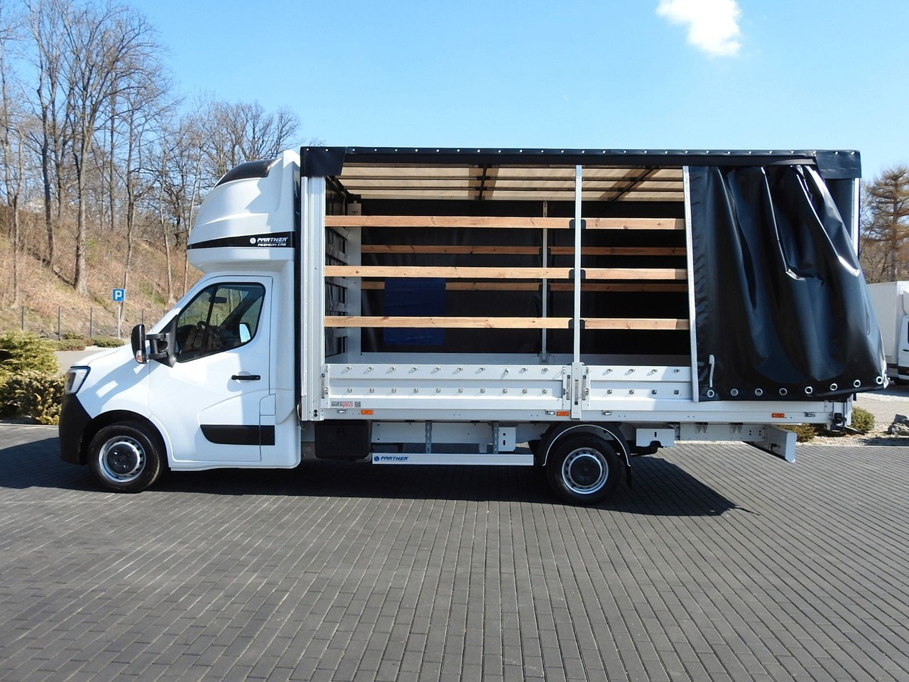 Furgoneta con caja de lona Renault MASTER  PRITSCHE PLANE 10 PALETTEN WEBASTO A/C: foto 7