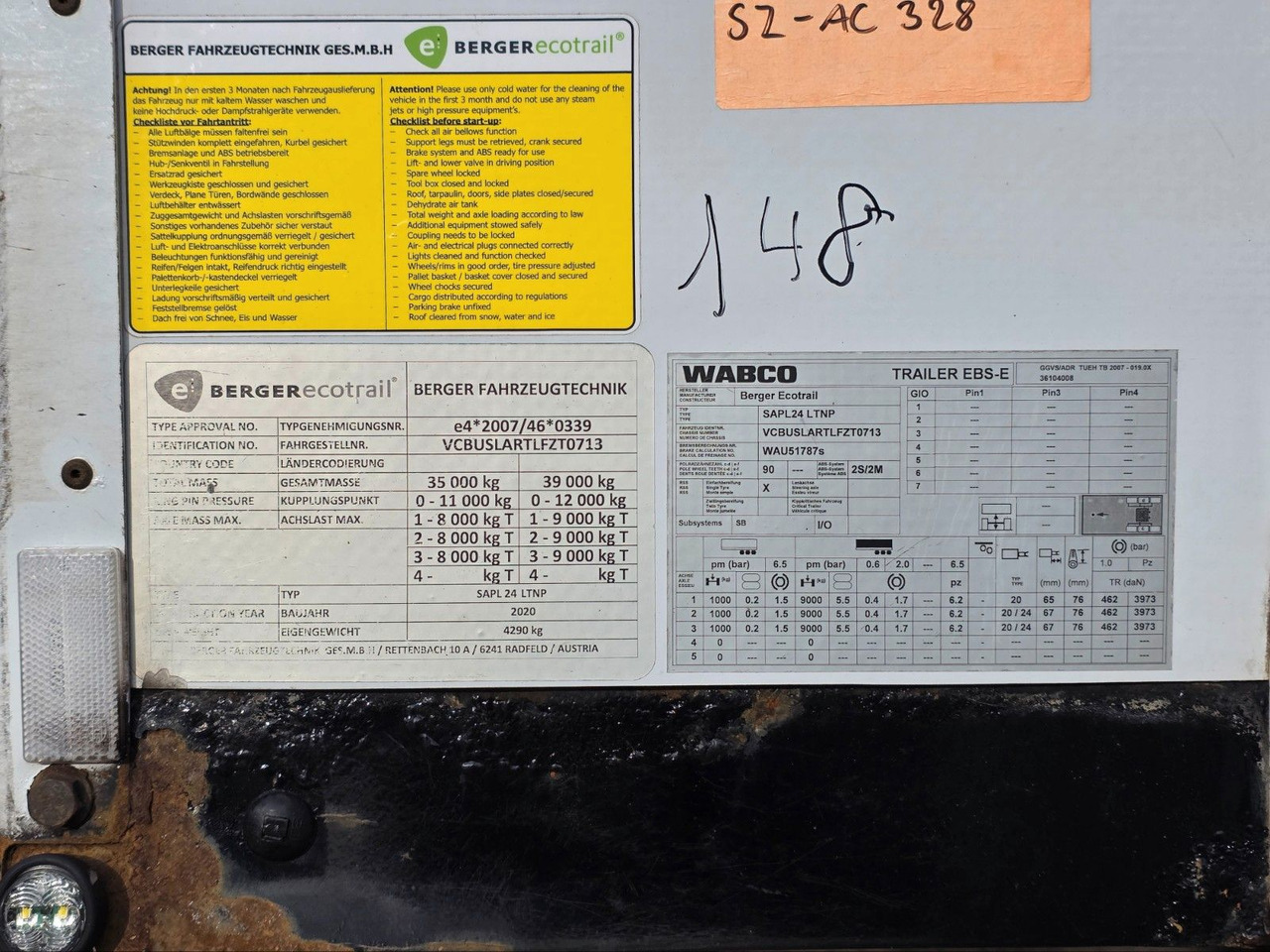 Semirremolque plataforma/ Caja abierta Berger SAPL 24: foto 42 Semirremolque plataforma/ Caja abierta Berger SAPL 24: foto 42